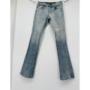 Valabasas Jeans Mens 28 Stacked Distressed StitchingStreetwear Grunge Ind skater